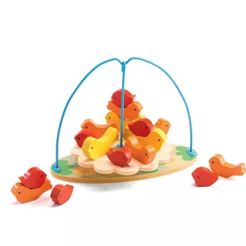 Удержи баланс - Птички на цветочке