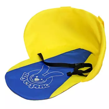 Утеплитель для санок универсальный с ремешком из сери Шустрик, жёлтый