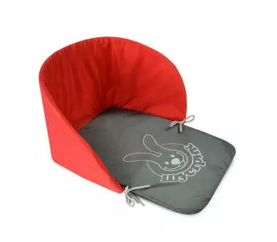 Утеплитель для санок универсальный с ремешком - Шустрик, красный