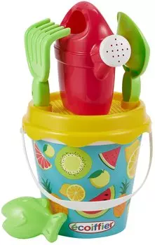 Ведерко с аксессуарами для песочницы Фрукты