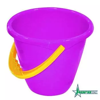 Ведро "Морское" среднее полупрозрачное