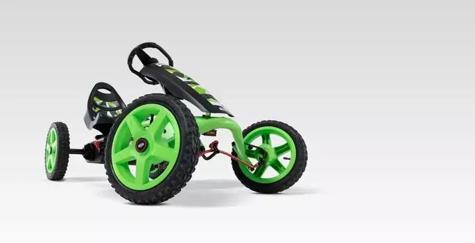 Веломобиль Berg Rally Force, зеленый