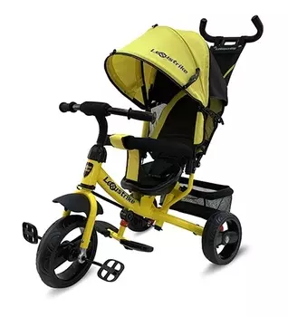 Велосипед 3 колесный – Lexus trike, цвет желтый, колеса EVA, диаметром 10 и 8 дюйм -YELLOW)