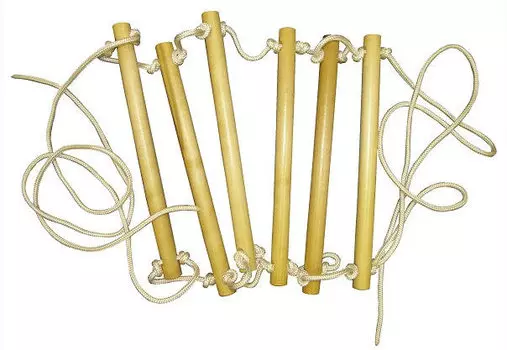 Веревочная лестница, 6 ступенек