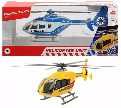 Вертолет EC 135 die-cast с крутящимися лопастями, 21 см, 2 вида