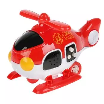 Вертолет с подвижным пропеллером, свет + звук