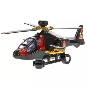 Вертолет, свет + звук
