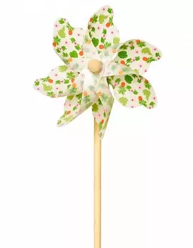 Ветрячок – Цветы, 48 см, белый