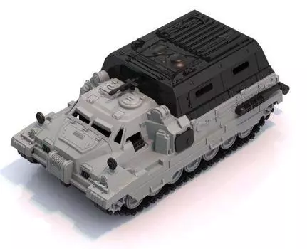 Вездеход Морпех с кунгом, размер 30,8 х 16 х 12,4 см.