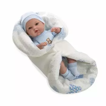 Виниловый пупс из серии Arias Elegance в голубом костюмчике и конверте, 33 см.