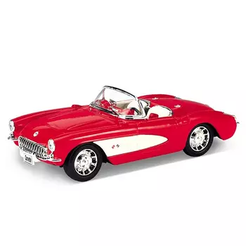 Винтажная машина Chevrolet Corvette 1957, масштаб 1:34-39