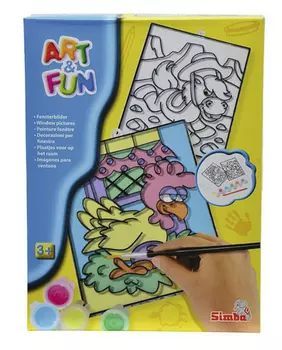 Витраж для раскрашивания