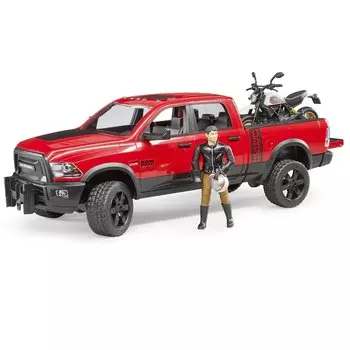 Внедорожник Ram с мотоциклом Ducati