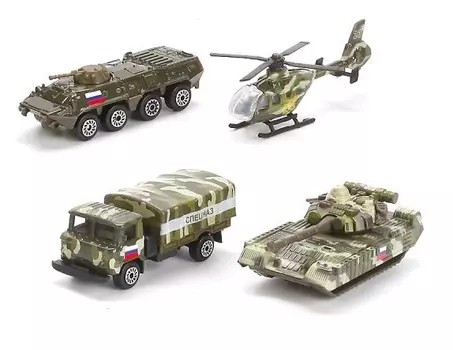 Военная техника металлическая, несколько видов