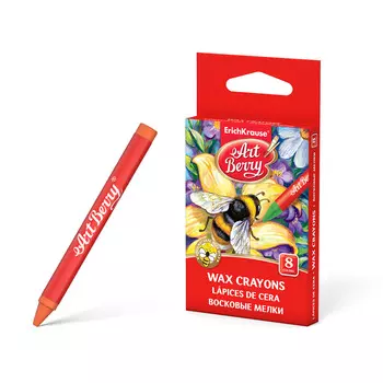 Восковые мелки ArtBerry 8 цветов