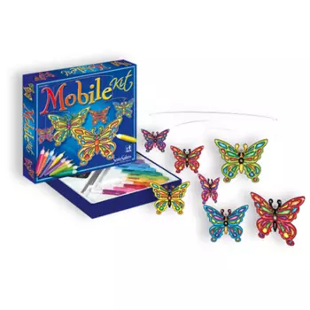 Воздушный витраж – Бабочки, с карандашами