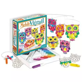 Воздушный витраж - Совы