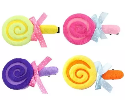 Заколка-зажим Карамель, несколько видов