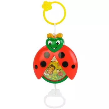 Заводная озвученная погремушка - Божья коровка