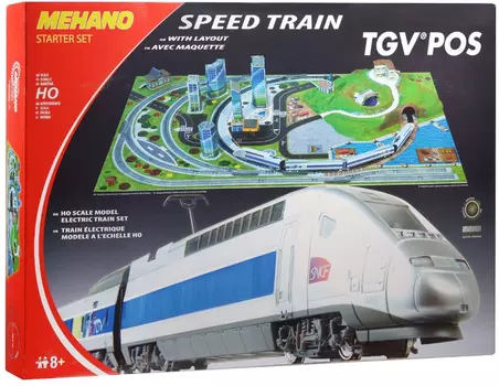 Железная дорога Mehano TGV POS с ландшафтом