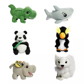 Животные плюшевые из серии National Geographic 6 вариантов, 12-15 см