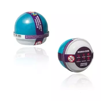 Жвачка для рук Nano Gum, серебристо-голубая, 25 г