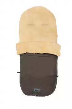 Зимний конверт Lambskin-Bugaboo Footmuff с овчиной, цвет – коричневый