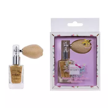 Золотистая мерцающая пудра для тела в распылителе Звёздная пыль, с ароматом ванили