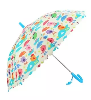 Зонт детский - Птички, 48 см, полуавтомат