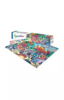 Акварельная раскраска большая Кораллы Sentosphere