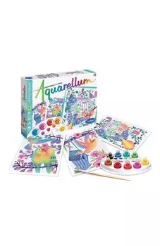 Акварельная раскраска Птицы Sentosphere