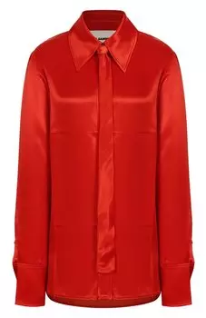 Атласная блузка Jil Sander