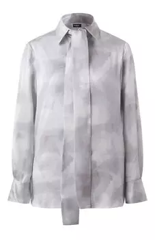 Атласная блузка Kiton