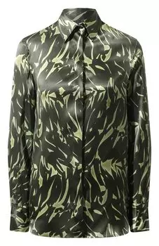 Атласная блузка Kiton