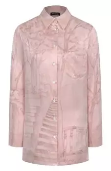 Атласная рубашка Kiton