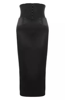 Атласная юбка Dolce & Gabbana