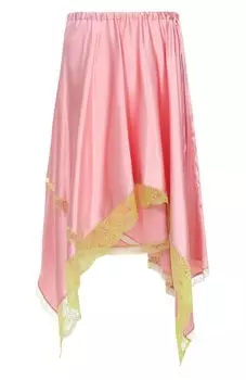 Атласная юбка Dries Van Noten