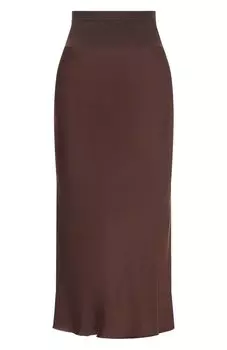 Атласная юбка Rick Owens