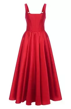 Атласное платье ALine