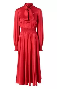 Атласное платье Dolce & Gabbana