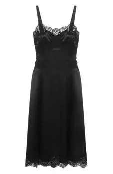Атласное платье Dolce & Gabbana