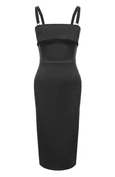 Атласное платье Dolce & Gabbana