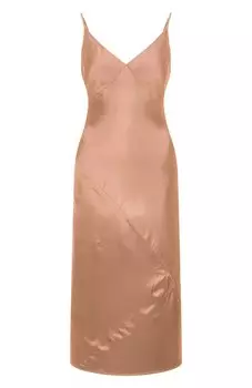 Атласное платье Dries Van Noten