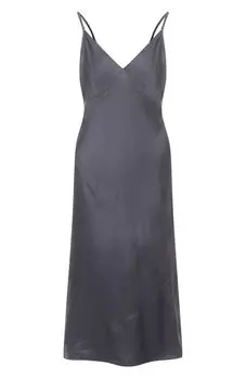 Атласное платье Dries Van Noten