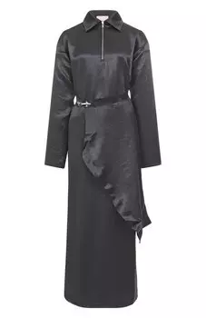 Атласное платье Nanushka