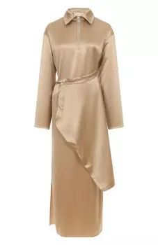 Атласное платье Nanushka