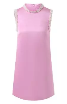 Атласное платье self-portrait