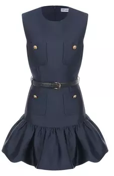 Атласное платье self-portrait