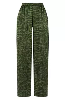 Атласные брюки Balenciaga