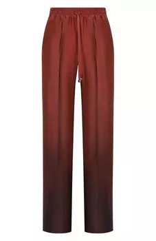 Атласные брюки Kiton